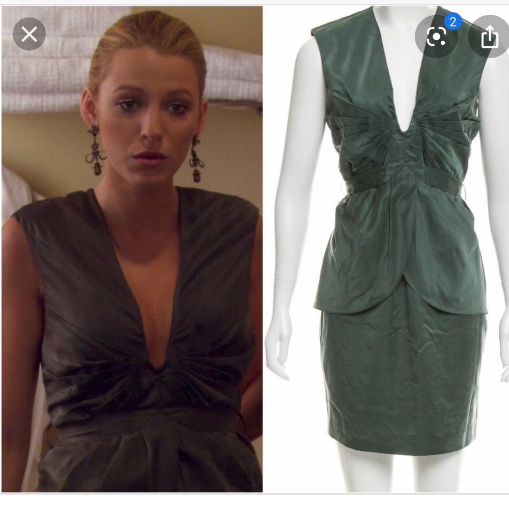 Vena Cava Synthesizer dress aso gossip girl